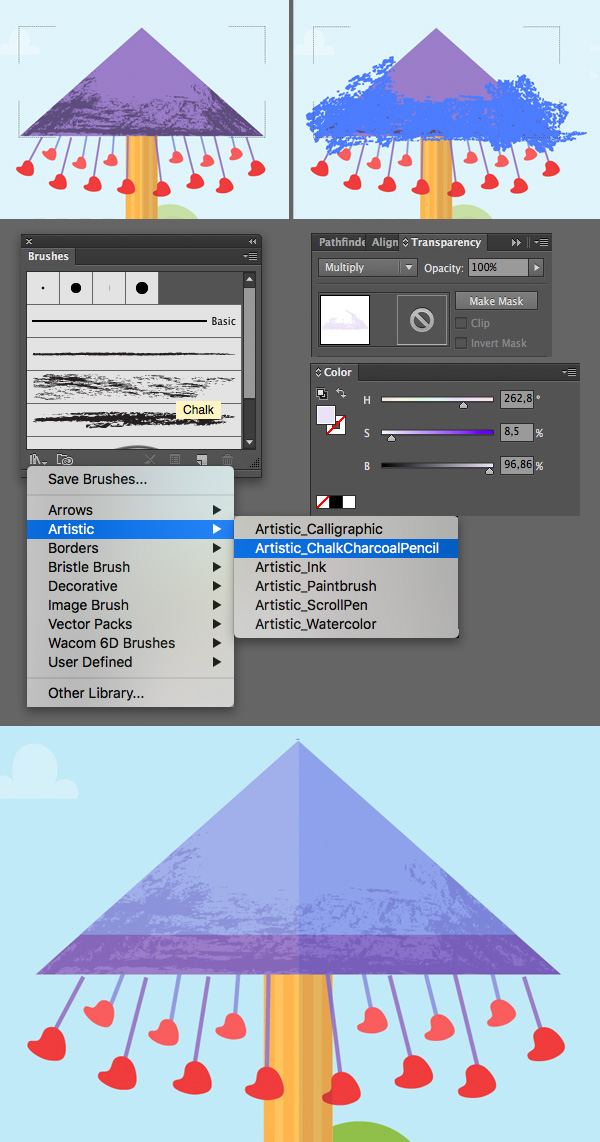 Adobe Illustrator Brush Library